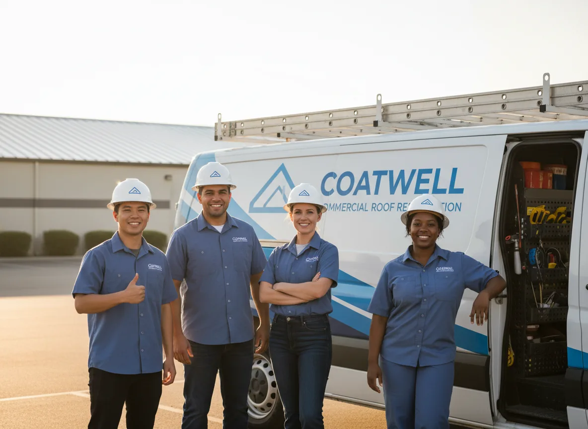 Commercial roof coating company in Westmoreland, KS